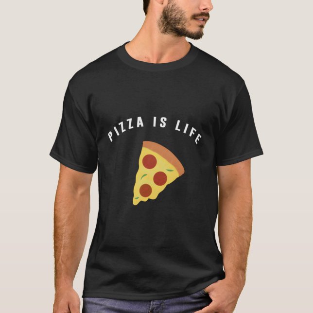 Camiseta Pizza É Pizza Da Vida (Frente)