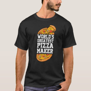 Camiseta Pizza e pizza fatia maior do mundo