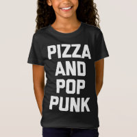 Pizza e Pop Punk engraçado dizendo banda de música
