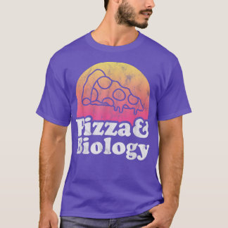 Camiseta Pizza e Professora de Biologia ou Biologia