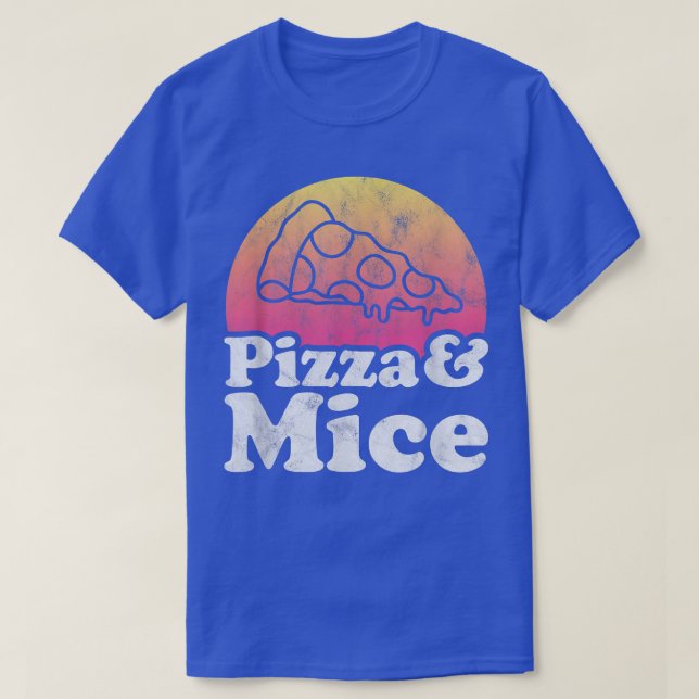 Camiseta Pizza e Ratos (Frente do Design)