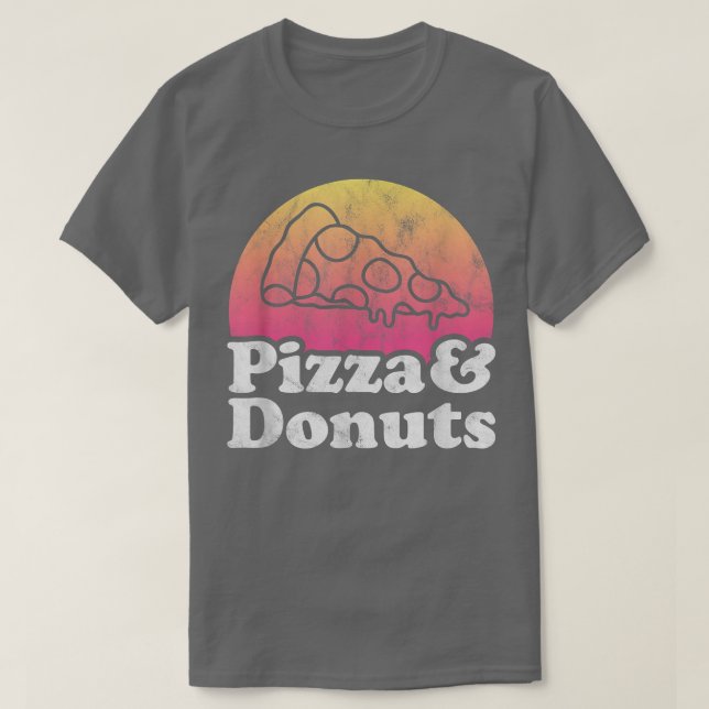 Camiseta Pizza e Rosquinhas ou Rosquinha (Frente do Design)