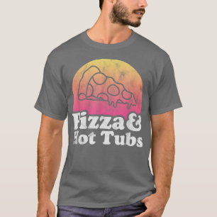 Camiseta Pizza E Tubos Quentes Ou Tubo Quente 13922936