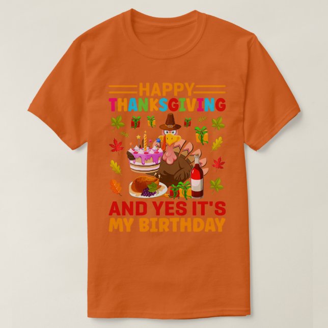 Camiseta Pizza em vez de Ação de Graças Feliz Ação de Graça (Frente do Design)