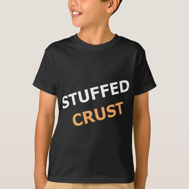Camiseta Pizza Enchida Crust para ventiladores de Pizza (Frente)