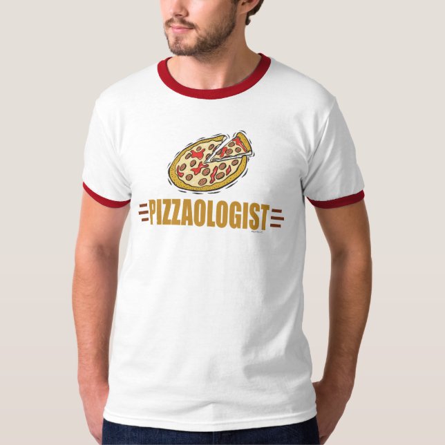 Camiseta Pizza Engraçada (Frente)