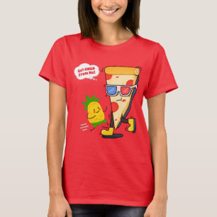 Camiseta Pizza Engraçada Afaste-Se De Mim