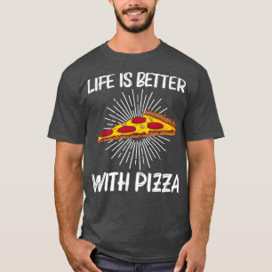 Camiseta Pizza Engraçada Arte Para Homens Mulheres Crianças