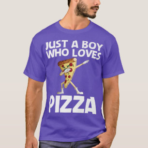 Camiseta Pizza Engraçada Arte Para Meninos Pizza Slice Ital
