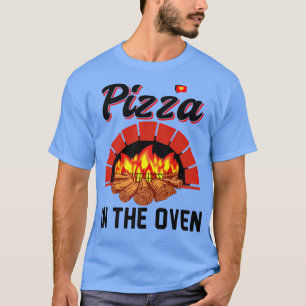 Camiseta Pizza Engraçada Na Gravidez Forno De Mulheres