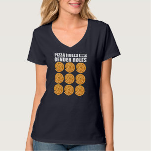 Camiseta Pizza Engraçada Não Papel De Gênero Presente Para