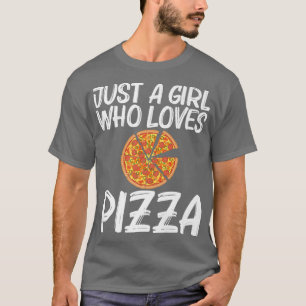 Camiseta Pizza Engraçada Para Meninas Crianças Pizza Italia