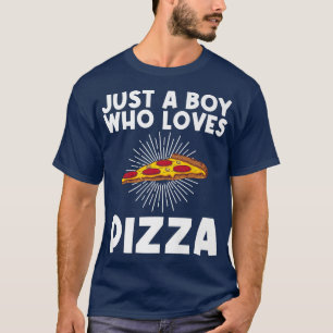 Camiseta Pizza Engraçada Para Meninos Pizza Italiana Sl