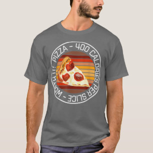 Camiseta Pizza Engraçada Pizza Diet 400 Calorias por Pasta 