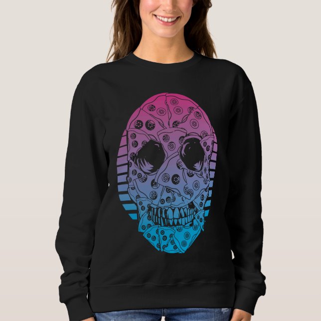 Camiseta pizza Estética Vaporwave (Frente)