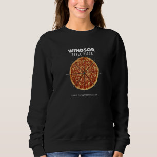 Camiseta Pizza Estilo Regional de Windsor Ontario Desfiado
