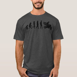Camiseta Pizza Evolutiva Humana Entrega Cara Comendo Pizza