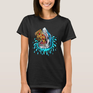 Camiseta Pizza Fan Shark Shark Shark Shark Shark Fast Comid