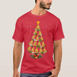 Camiseta Pizza Fast Food Lover Xmas Gift Pizza Christmas Tr