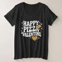 Pizza Feliz do Dia dos Namorados Design Divertido
