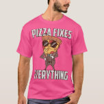 Camiseta Pizza fixes everything<br><div class="desc">Pizza fixes everything  .</div>