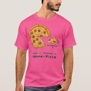 Camiseta Pizza formulação científica cogumelos bacon