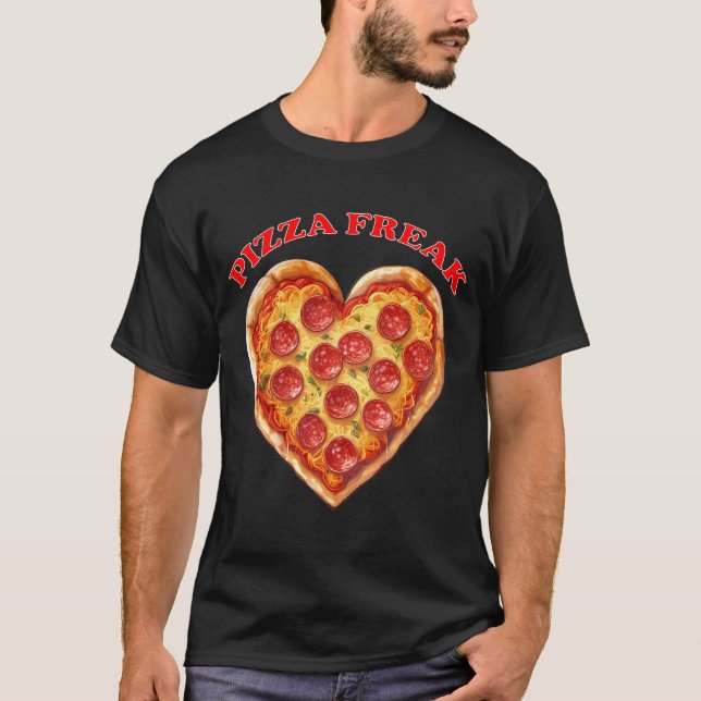 Camiseta Pizza Freak (Frente)