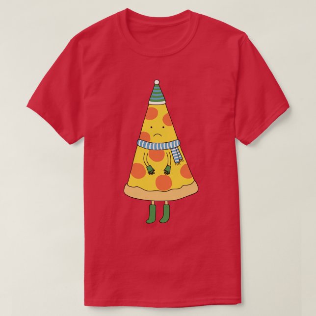 Camiseta Pizza Fria (Frente do Design)