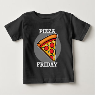 Camiseta Pizza Friday Design - Baby Fine Jersey T Shirt