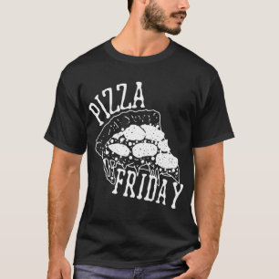 Camiseta Pizza Friday Encantada Festa de Pizza Noite