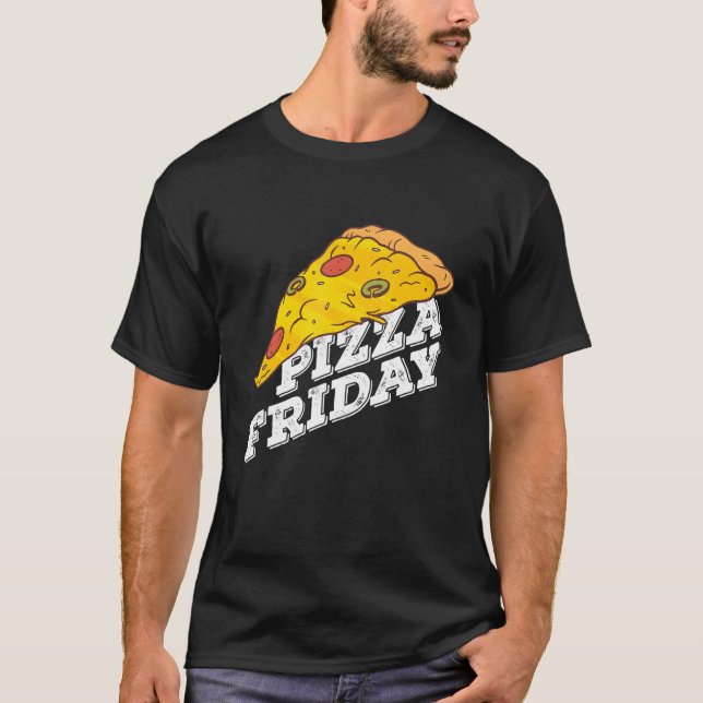 Camiseta Pizza Friday Pizza (Frente)