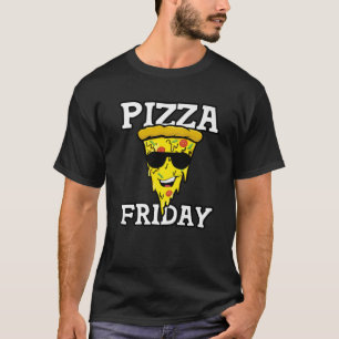 Camiseta Pizza Friday - Slice Engraçado De Pizza Para Pepp