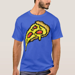 Camiseta Pizza Funny Fast Food Pixel Art Video Gamer Gaming