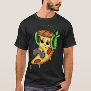 Camiseta Pizza Gamer Jogue Videos games Engraçados