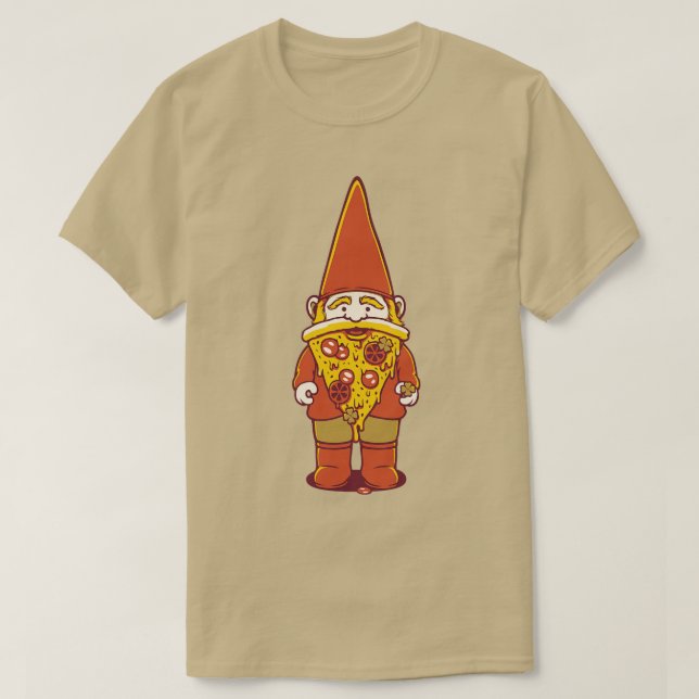 Camiseta Pizza Gnome por Tobe Fonseca (Frente do Design)