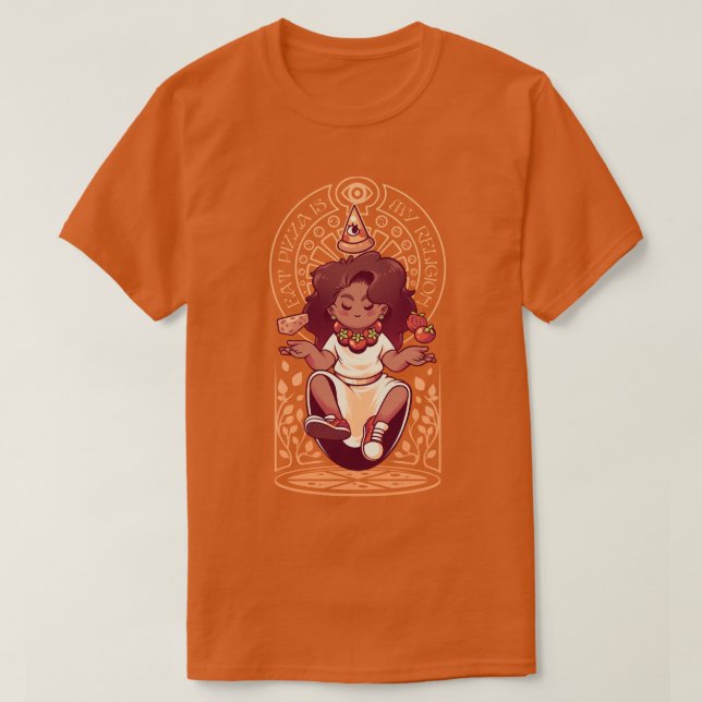Camiseta Pizza Goddese (Frente do Design)