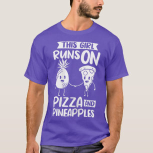Camiseta Pizza Havaiana Pineapple Hawaii Comidas engraçadas