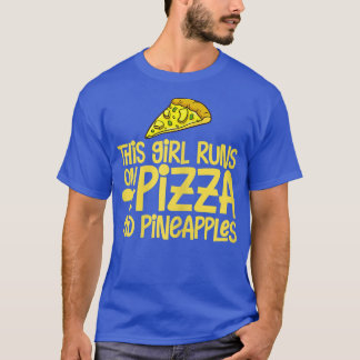 Camiseta Pizza Havaiana Pineapple Hawaii Comidas engraçadas