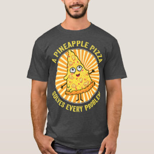 Camiseta Pizza Havaiana Pineapple Hawaii Comidas Engraçadas