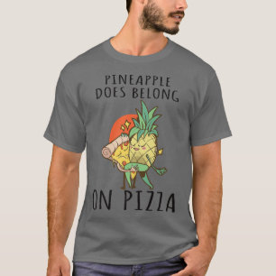 Camiseta Pizza Hawaii Pineapple Pizza Comida 695