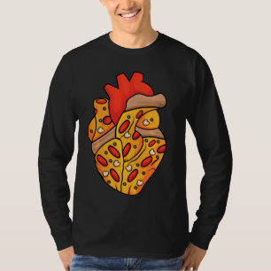 Camiseta Pizza Heart Slice Neapolitan Lover Pizzeria Pizzai