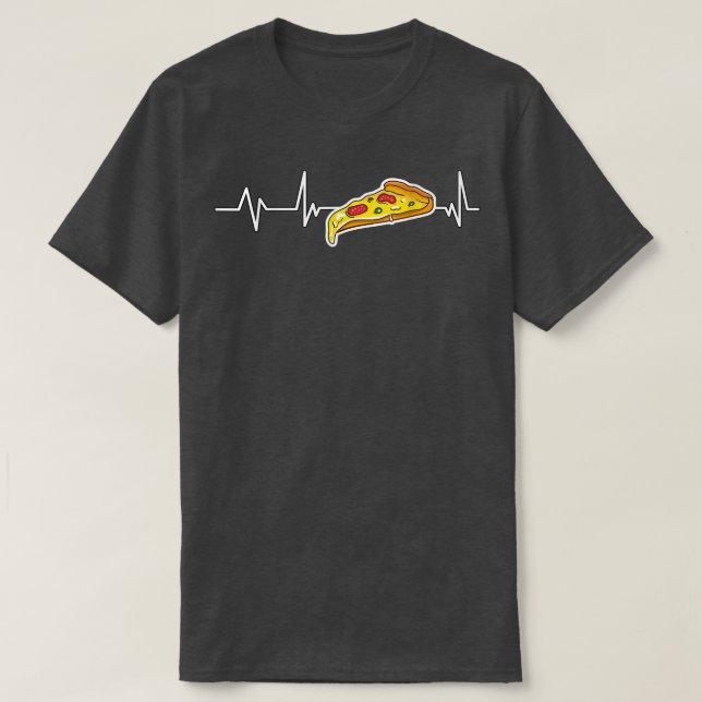 Camiseta Pizza Heartbeat Pizza 16733297 (Frente do Design)