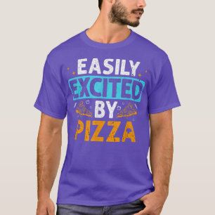 Camiseta Pizza - Invasores de Comida Rápida, Facilmente Eci