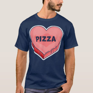 Camiseta Pizza Is My Valentine - Valentine's Day Candy Hear