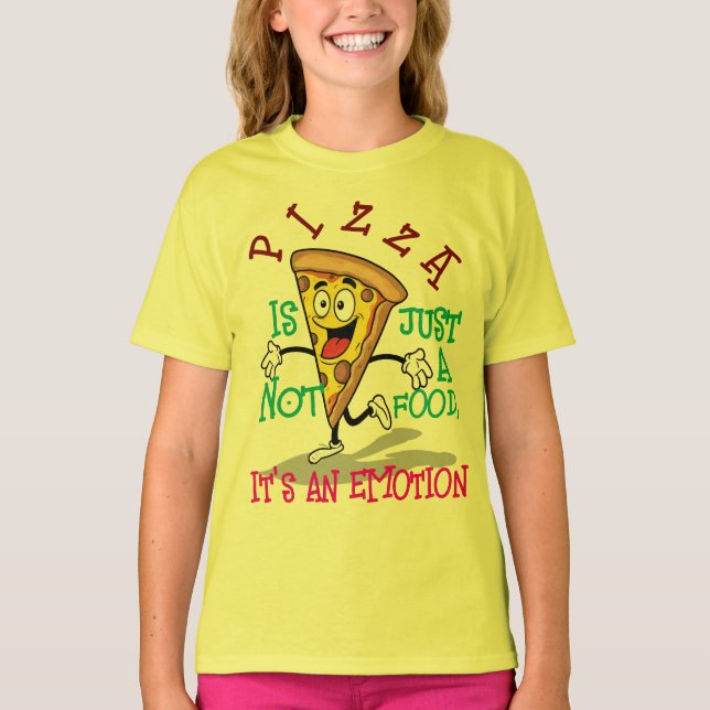 Camiseta Pizza is not just a food, it's an emotion (Frente)