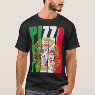 Camiseta Pizza Itália bandeira italiana pizzaria pizza