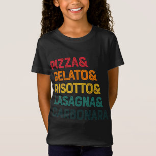 Camiseta Pizza Itália Comida Icônica Itália Famosa Foodie D