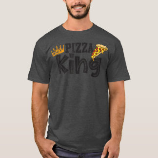 Camiseta Pizza King Crown And Pizza Funny Pizza For Men973