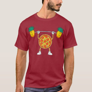 Camiseta Pizza Levantando Pineapple Pizza Havaiana Pizza Gy