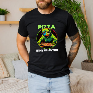 Camiseta Pizza Love Anti Valentine Trendine Engraçado Prese